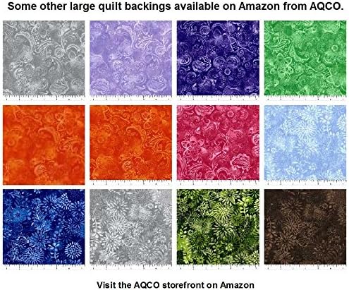 Quilt Backing, Large, Seamless, from AQCO, Dark Pink, 108"x108"