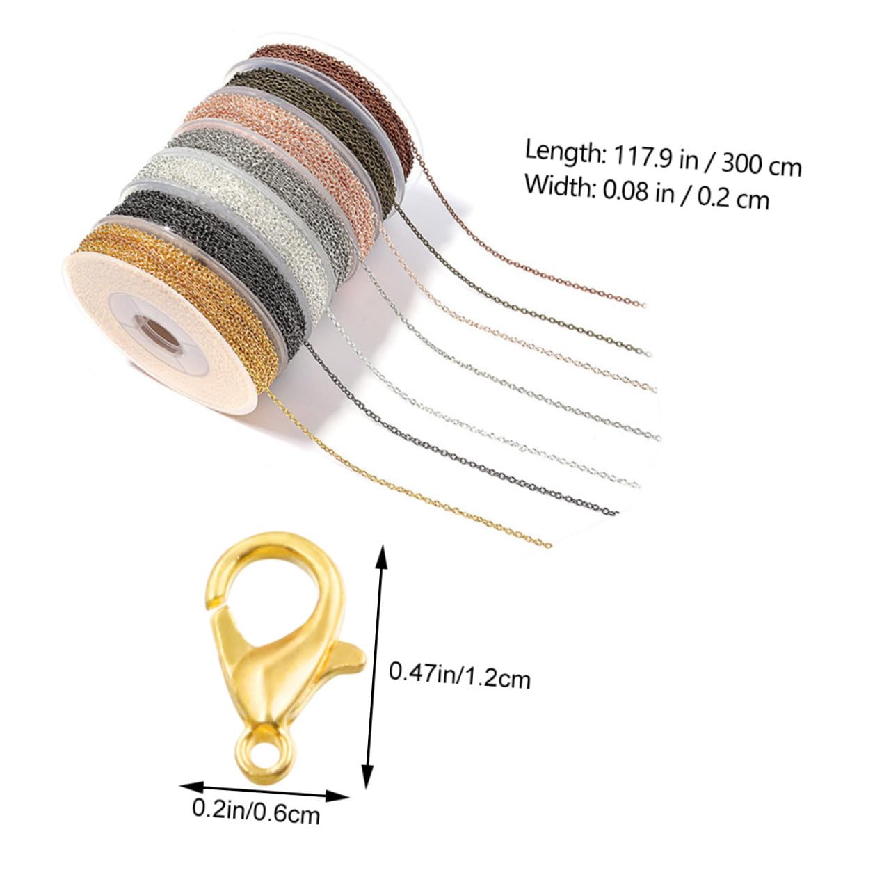 Homoyoyo Catena Gioielli Fai da Te Moschettone, Set 1 Pezzo