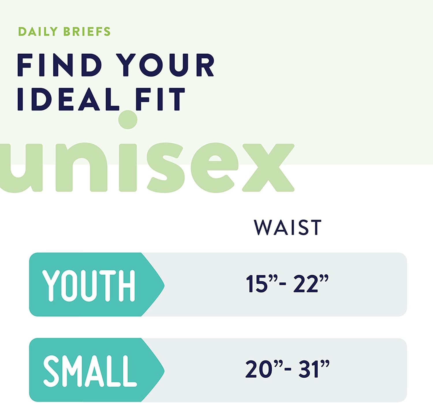 Prevail Incontinence Youth Brief, Disposable Unisex Youth Diapers with Tabs, Maximum Absorbency, 16 Count Bag
