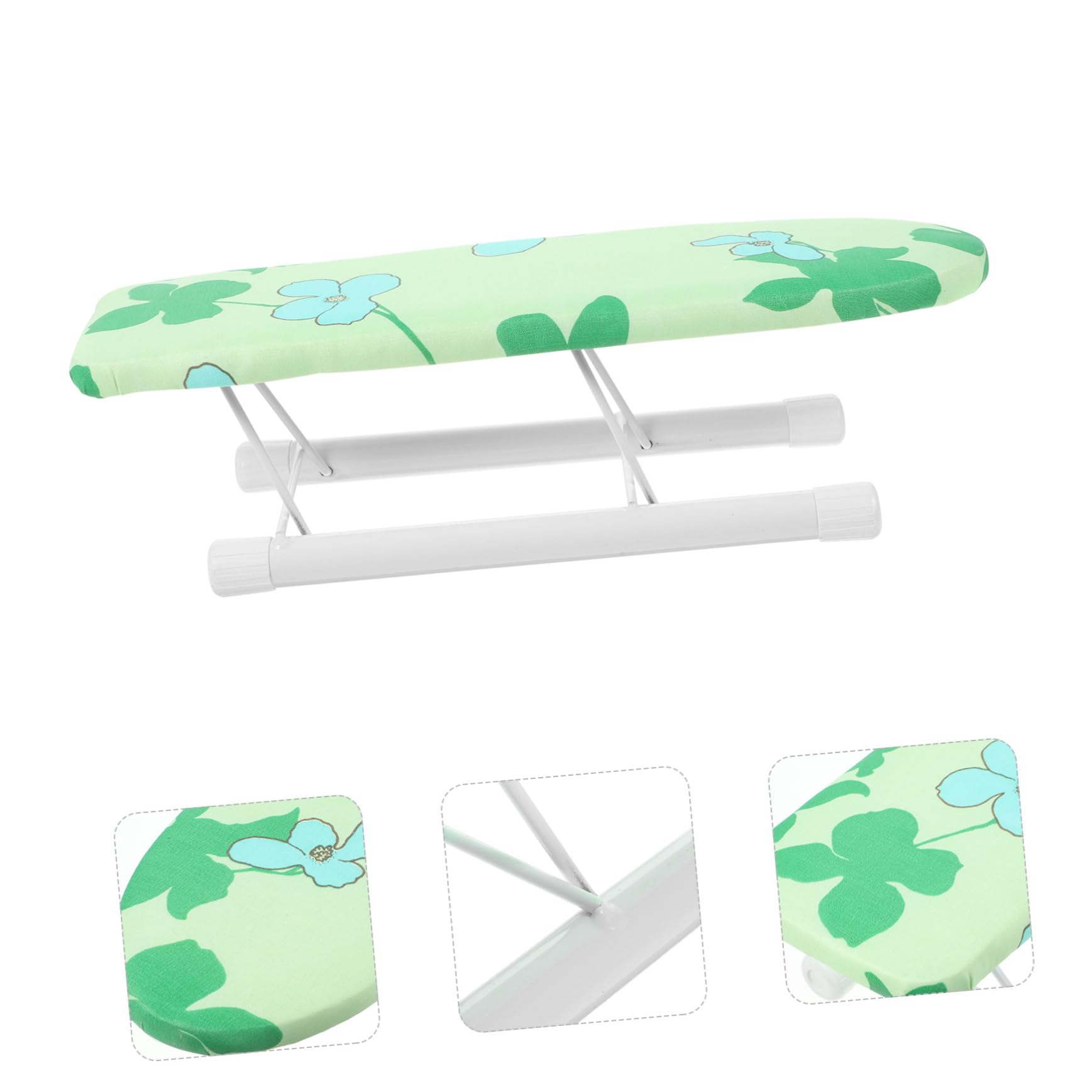 Mini Asse Stiro Pieghevole da Tavolo per Vestiti, Verde | Sartoria, Adatta, Design Compatto, Facilita la Stiratura delle Piccole Aree