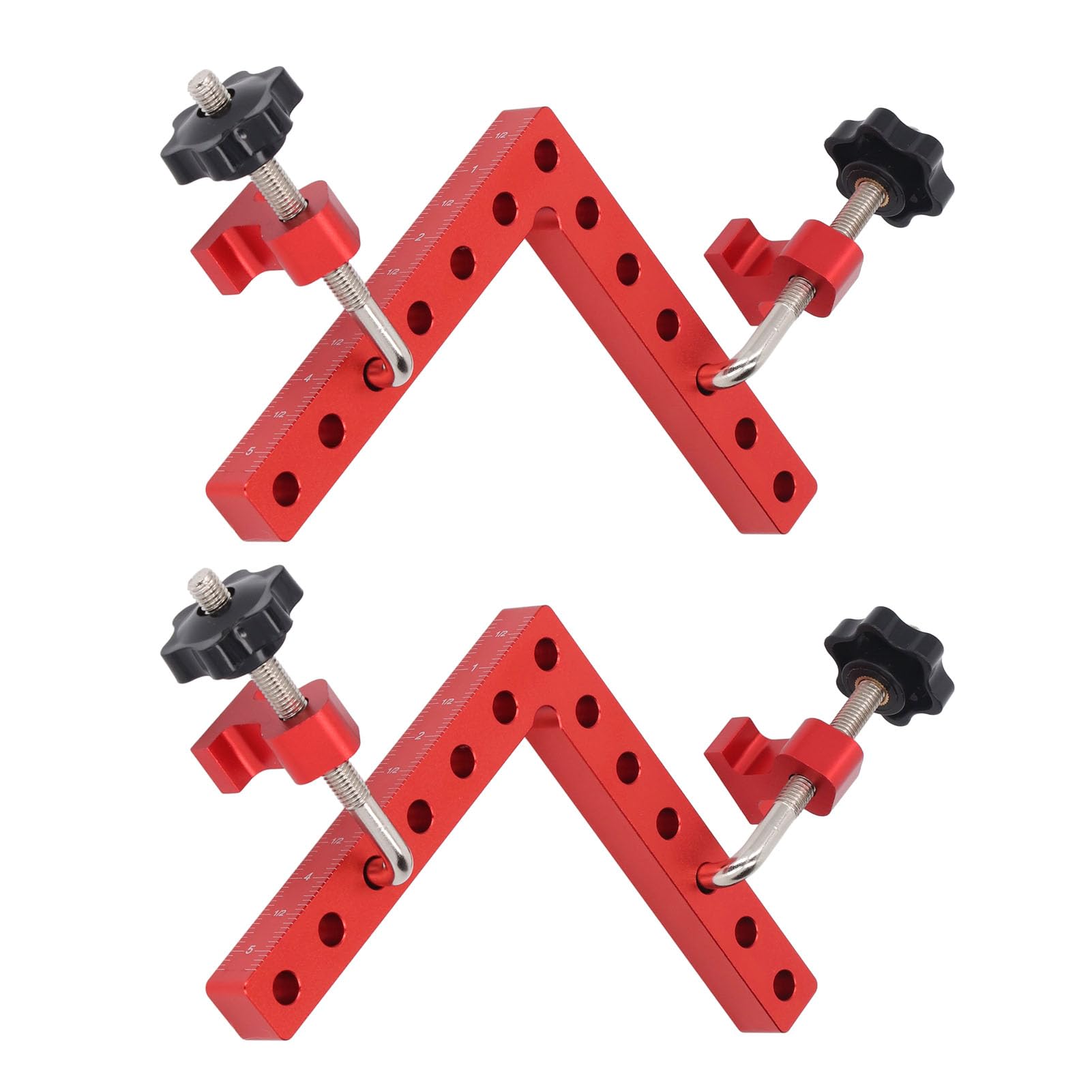 Right Angle Corner Clamp, Aluminum Alloy 90 Degree Positioning Square, Right Angle Corner Clamp with Sturdy Design, L Type, Hardwareclampvise