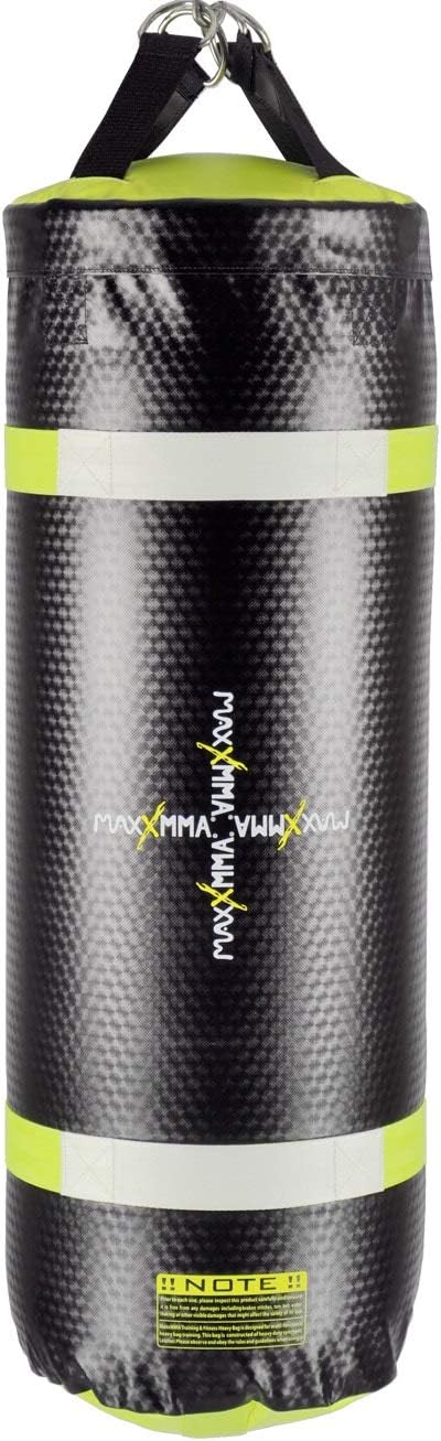 MaxxMMA Water/Air Heavy Bag 3' 4-in-1 Black/Neon Yellow