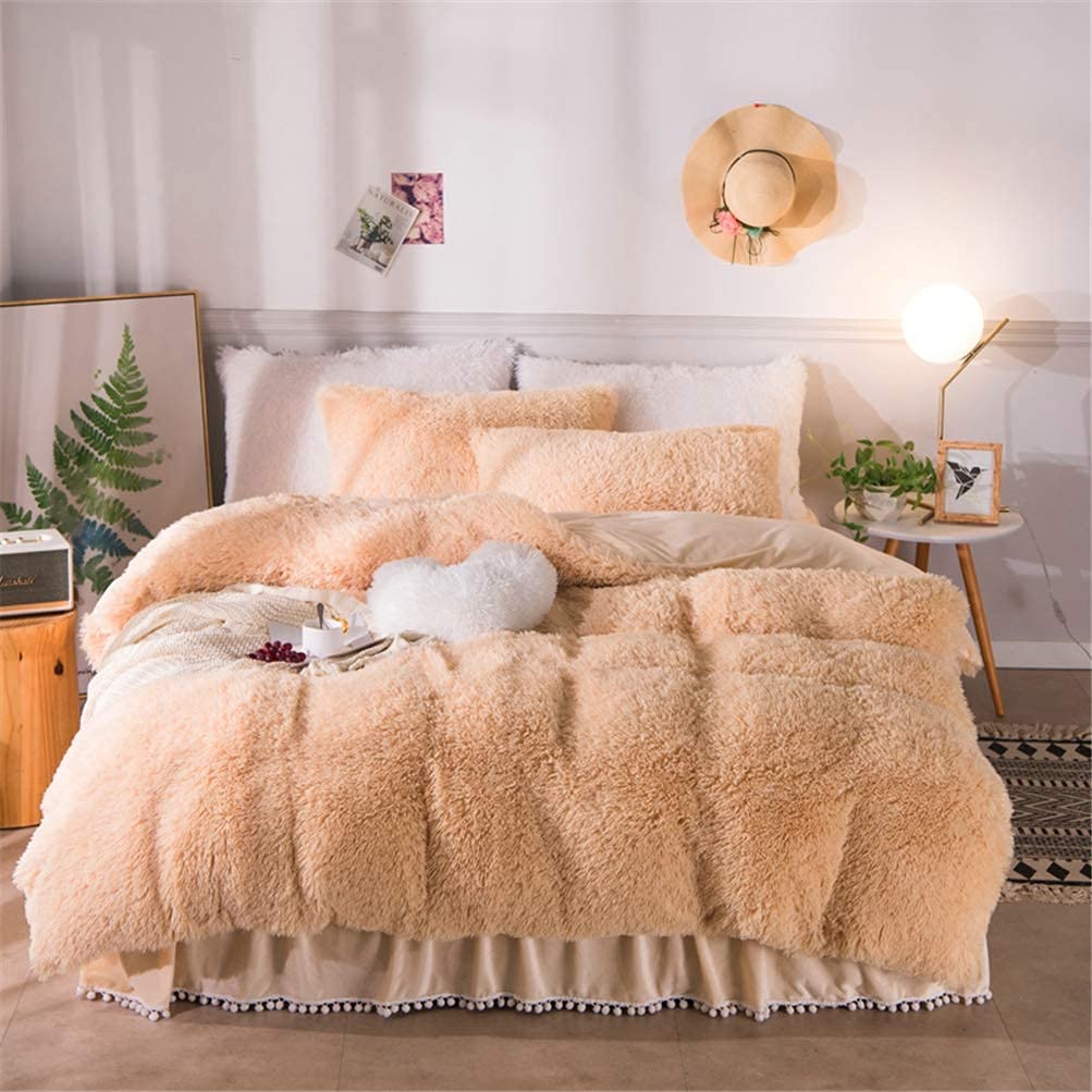 Amazon｜フリースウォームコージー寝具セット布団カバー1枚のフリース