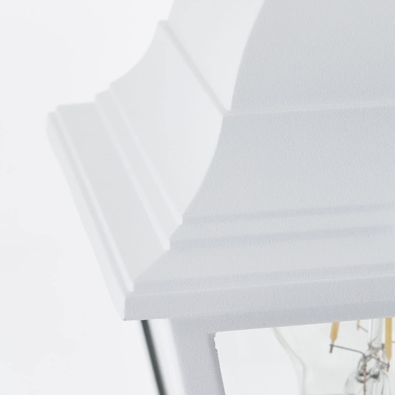 Brillant | Lampadaire d'extérieur Nissie 100cm blanc | 1x A60, E27, 60W, adapté aux lampes normales (non incluses)