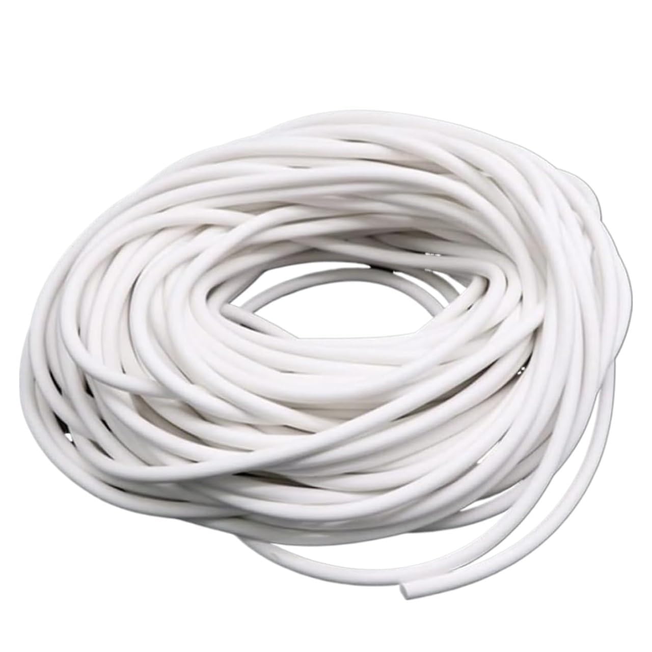 Silikonowa uszczelka piankowa, Taśma uszczelniająca z gąbki silikonowej, wiele rozmiarów, wysoka temperatura 60-200C(Length 0.5m Dia 7Mm)