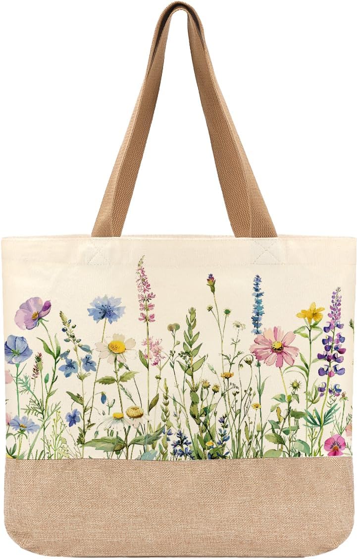Tote Bag, Gifts for Women Friend Girlfriend Coworker Wife Mom Reusable Tote Bags Birthday Thank You Gift