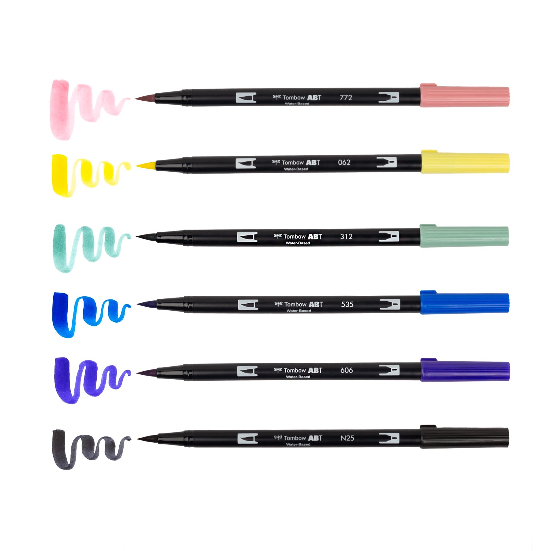 Tombow 72563 Dual Brush Pen Art Markers, Manga Illustration, Moon 6-Pack - Image 4