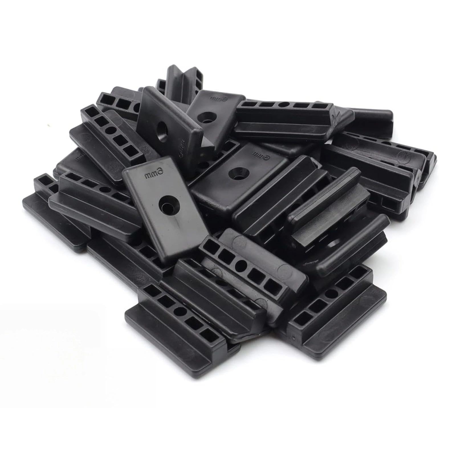 200 Piezas Clips en T de 6mm para Decking Compuesto - Fijación Oculto para Suelos, Terrazas, Balcones y Jardines - Compatible con Tarimas de Plástico y Composite - Accesorios de Montaje Profesional
