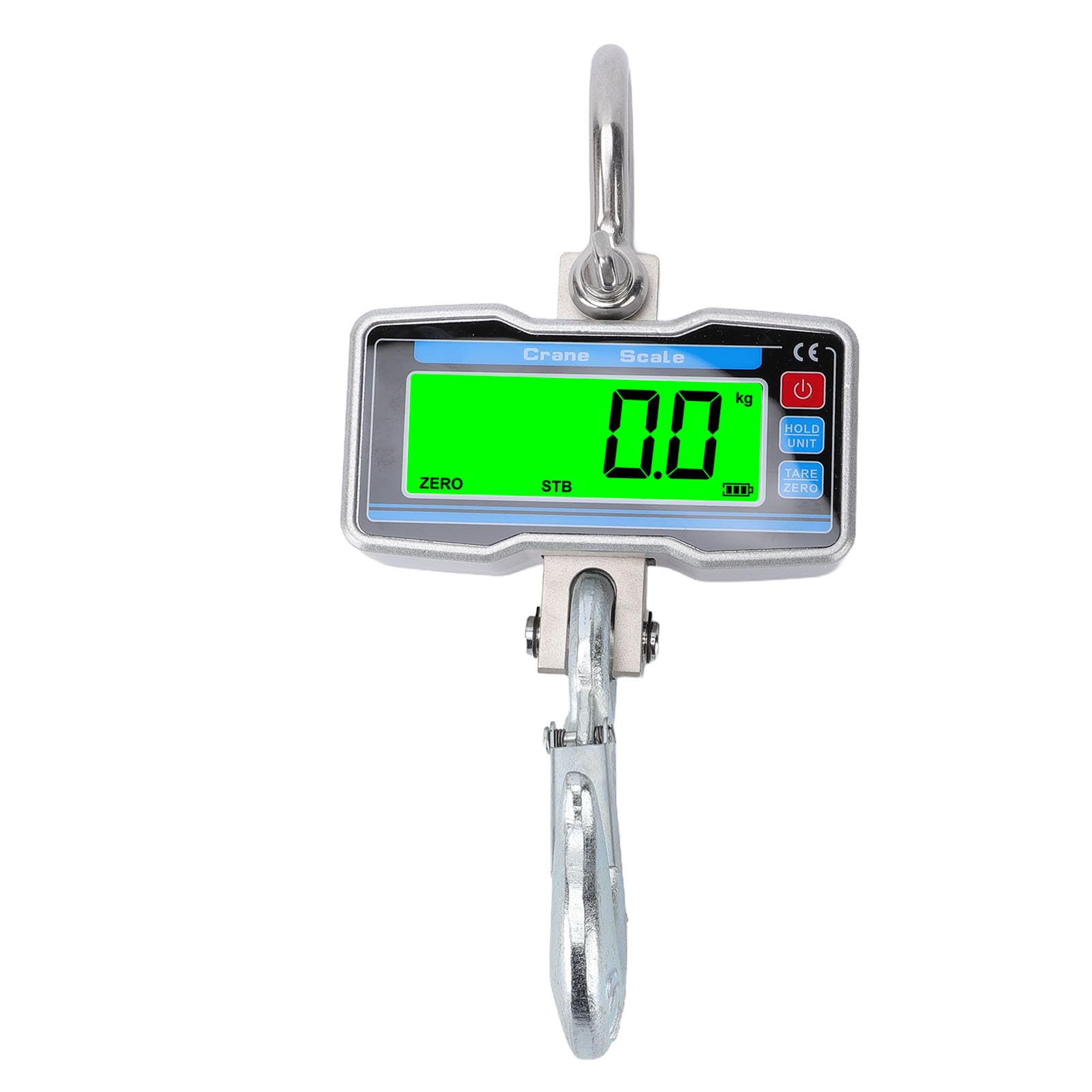 Bilancia industriale sospesa per gru digitale da 2000 kg, 4400 libbre, display LCD, telecomando per cantieri agricoli