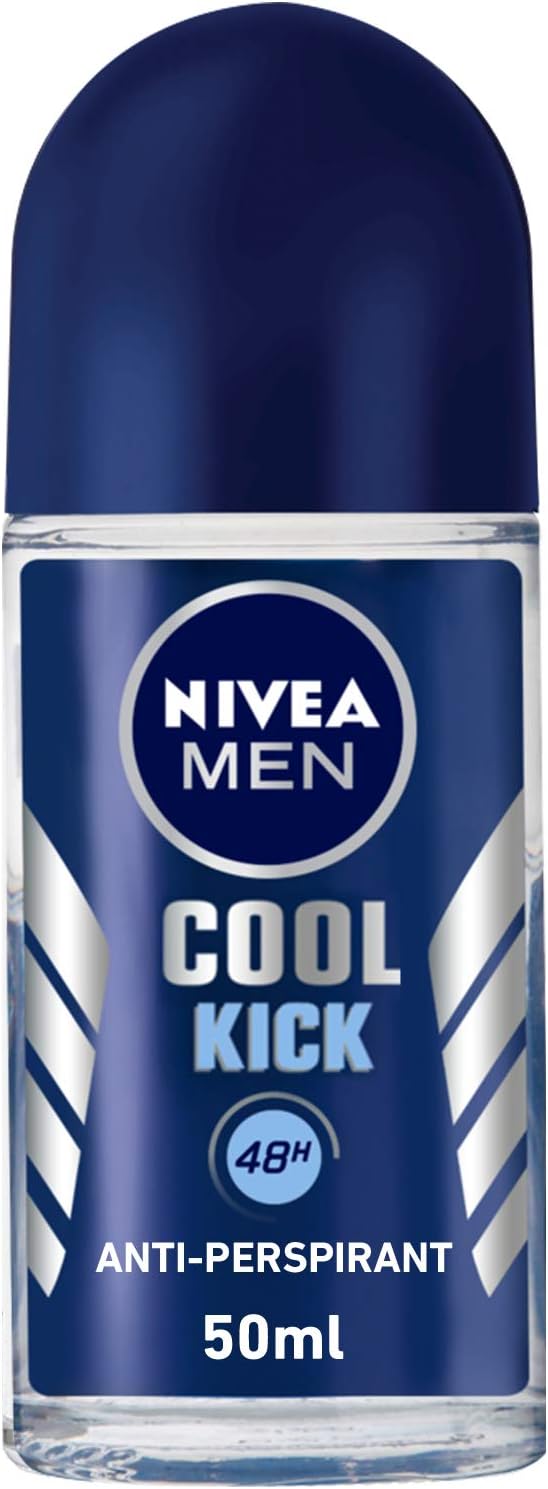 Aqua Cool Kick Deodorant for Men (50 Ml) Nivea Roll-On by Nivea