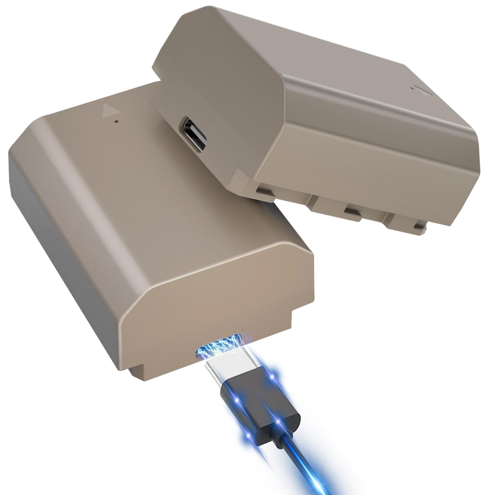 JYJZPB NP-FZ100 Rechargeable Battery, A7III Replacement Battery with Type-C Charging Input for Sony Alpha A7 III, A7 IV, a7 SIII, A7R III, A7R IV,