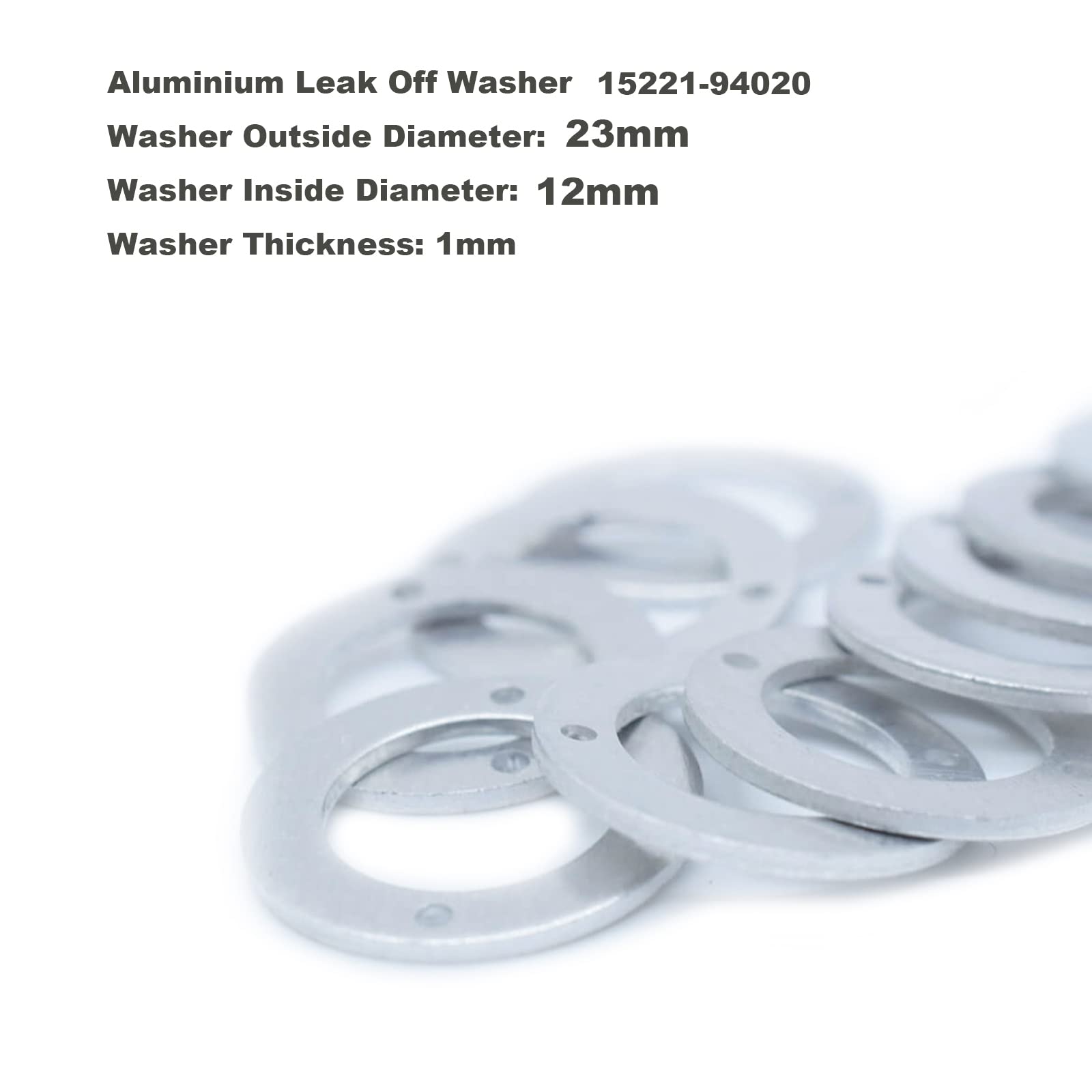Amazon.com: Cardoctor 15221-94020 100pcs Lot Aluminium Leak Off 