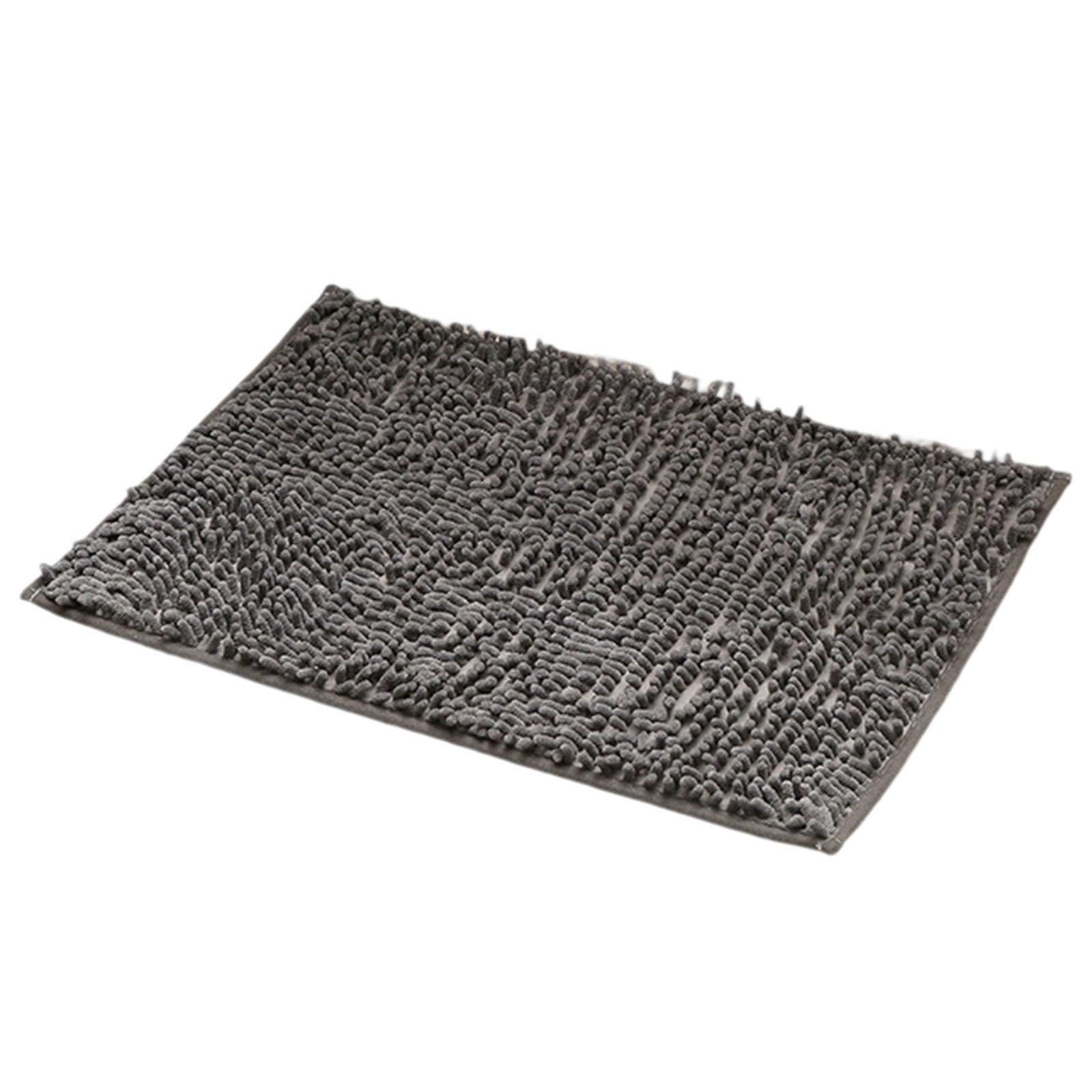 Bathroom Rug 30 X 20 Inches Soft Shaggy Chenille Absorbent Washable Non-Slip Bathroom Mat Thick Quick Dry Plush