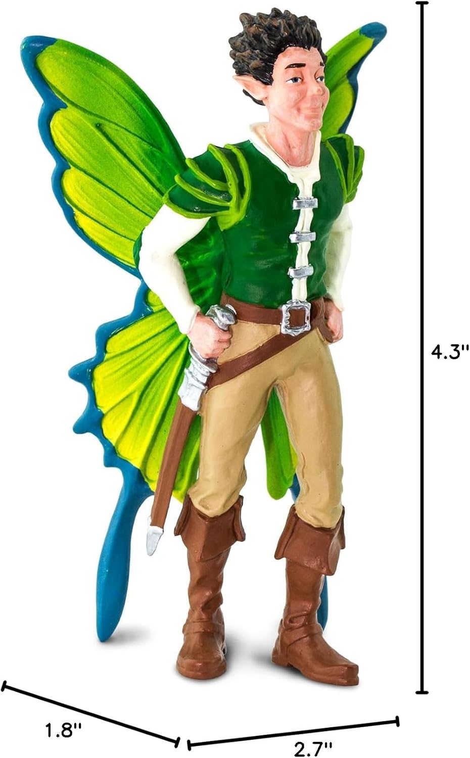 Safari Ltd. Oberon King of Fairies Figurine - Hand-Painted4.5 Model Figure - Fun Educational Fantasy Toy for Boys, Girls & Kids Ages 3+