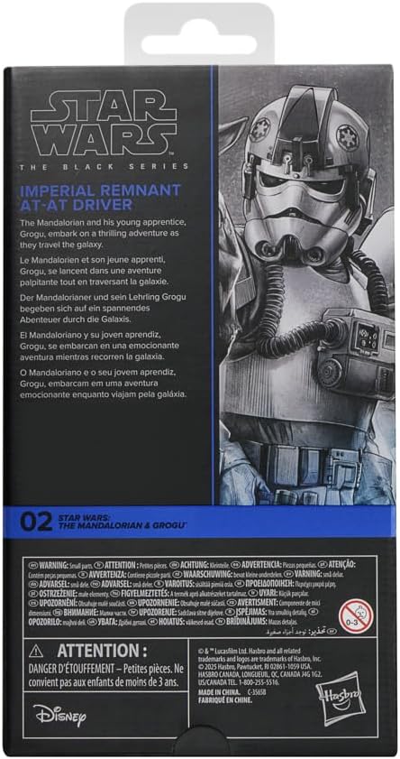 STAR WARS The Black Series Imperial Remnant AT-AT Driver, The Mandalorian & Grogu Premium Koleksiyon 6 İnç Aksiyon Figürü