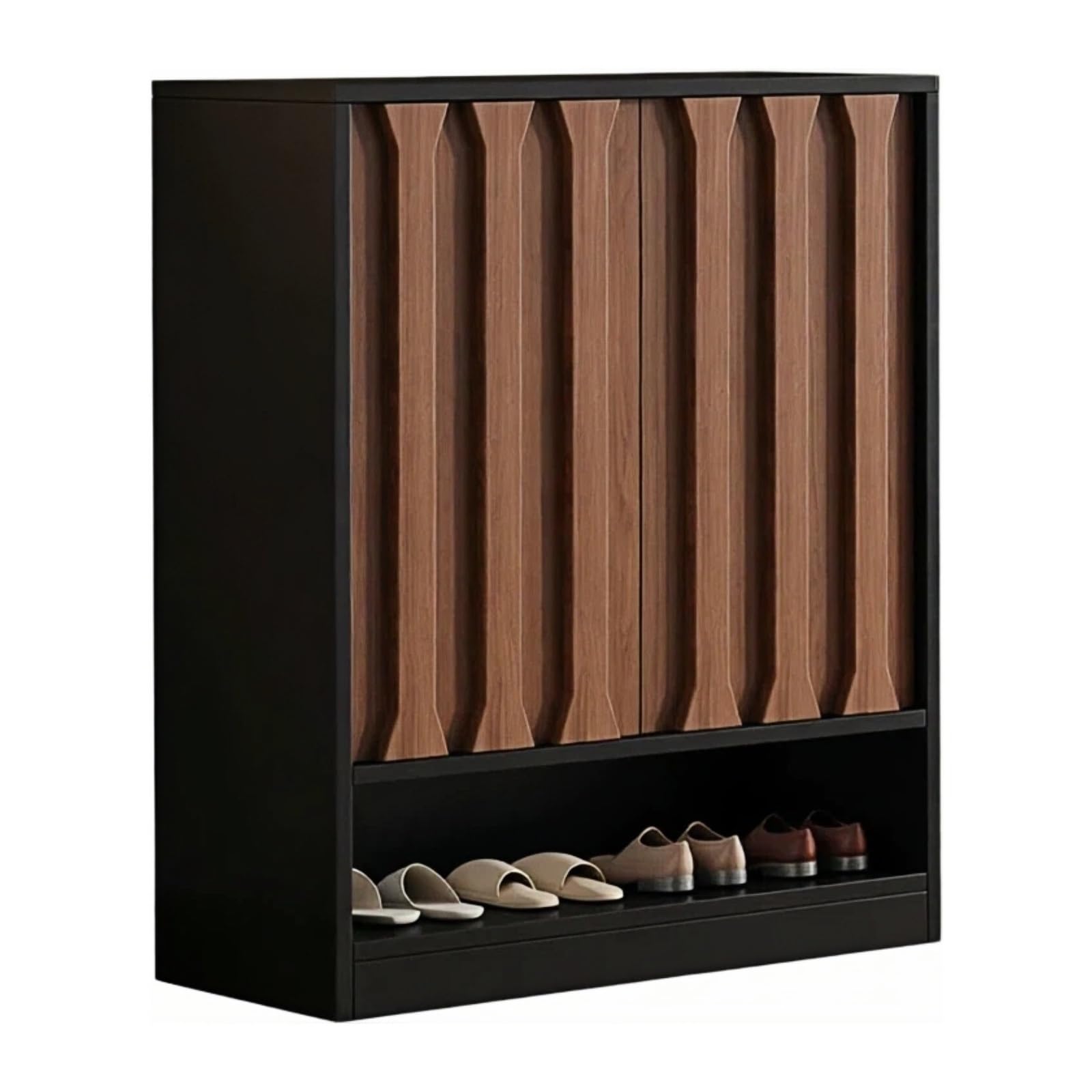 XUJUAN-0227 Shoe Cabinet Vertical Household Shoe Cabinet Entryway Storage Rack for Doorway and Corridor(Small)