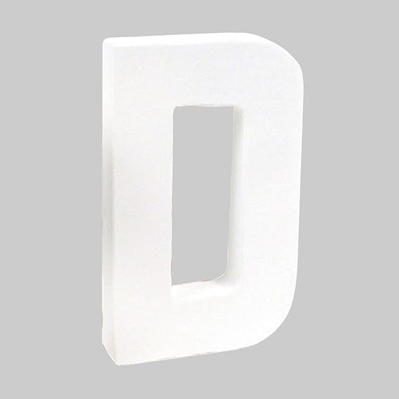 Amazon デコパージュ土台 デコパッチ ペーパーマッシュ D アルファベット型 3cm Dp Ac150 ペーパーアート 通販