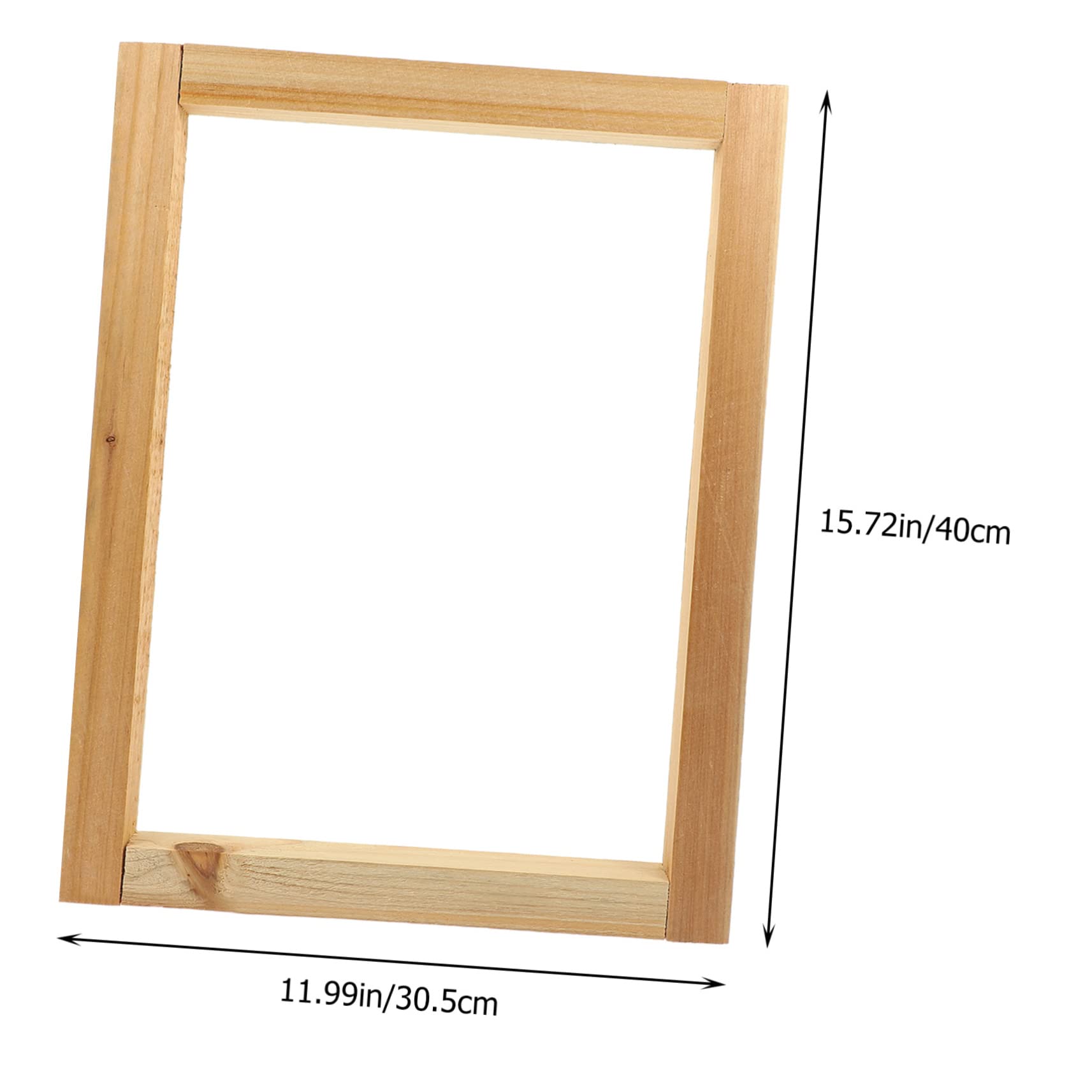 Gadpiparty Cornice Serigrafica Legno Telaio Stampa Professionale per Stampa Serigrafica Strumenti Fai da Te Lavabile e Riutilizzabile
