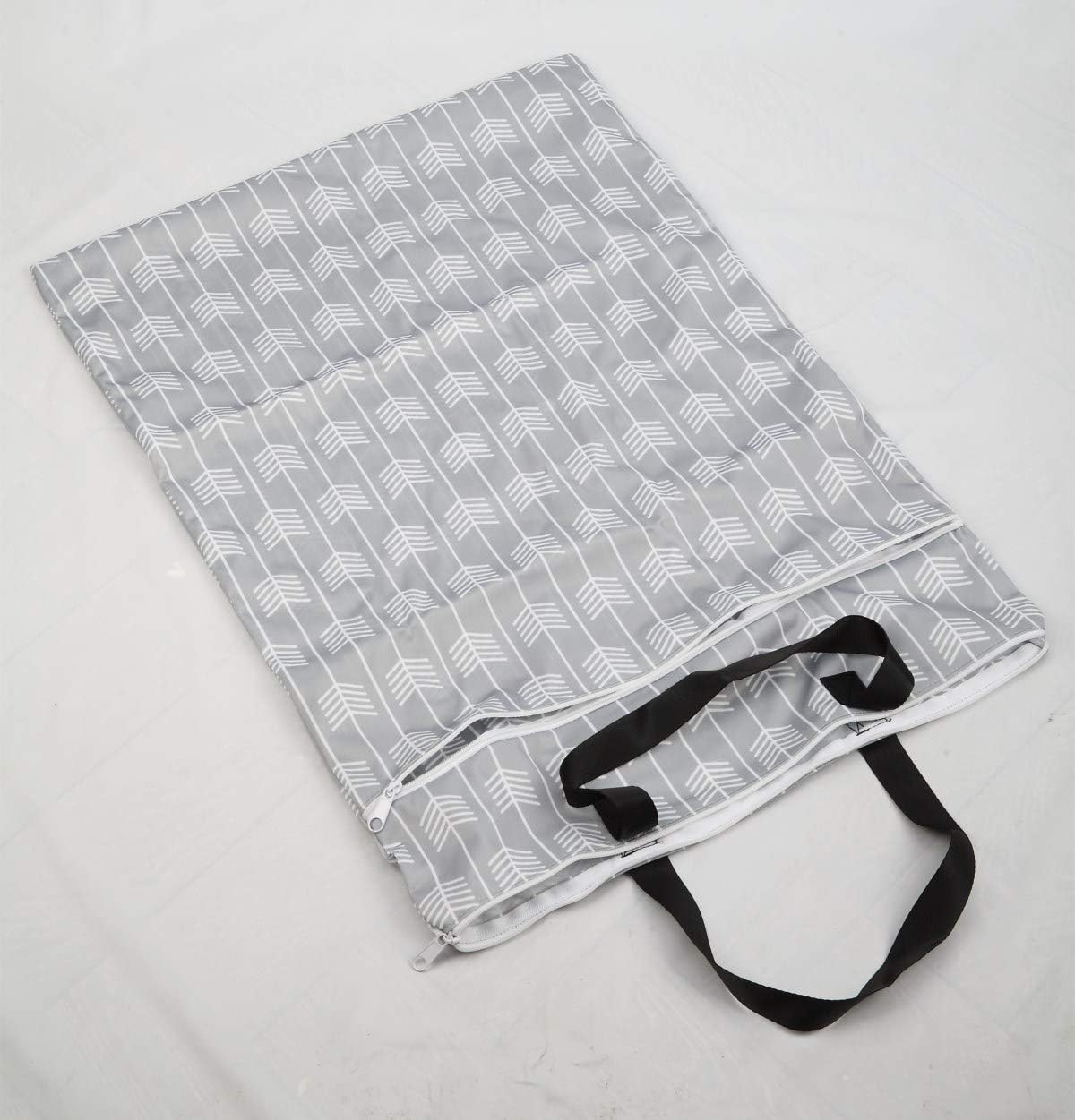 2 Pack Large Hanging Wet Bags Laundry Pail Bags Cloth Diapers Reusable