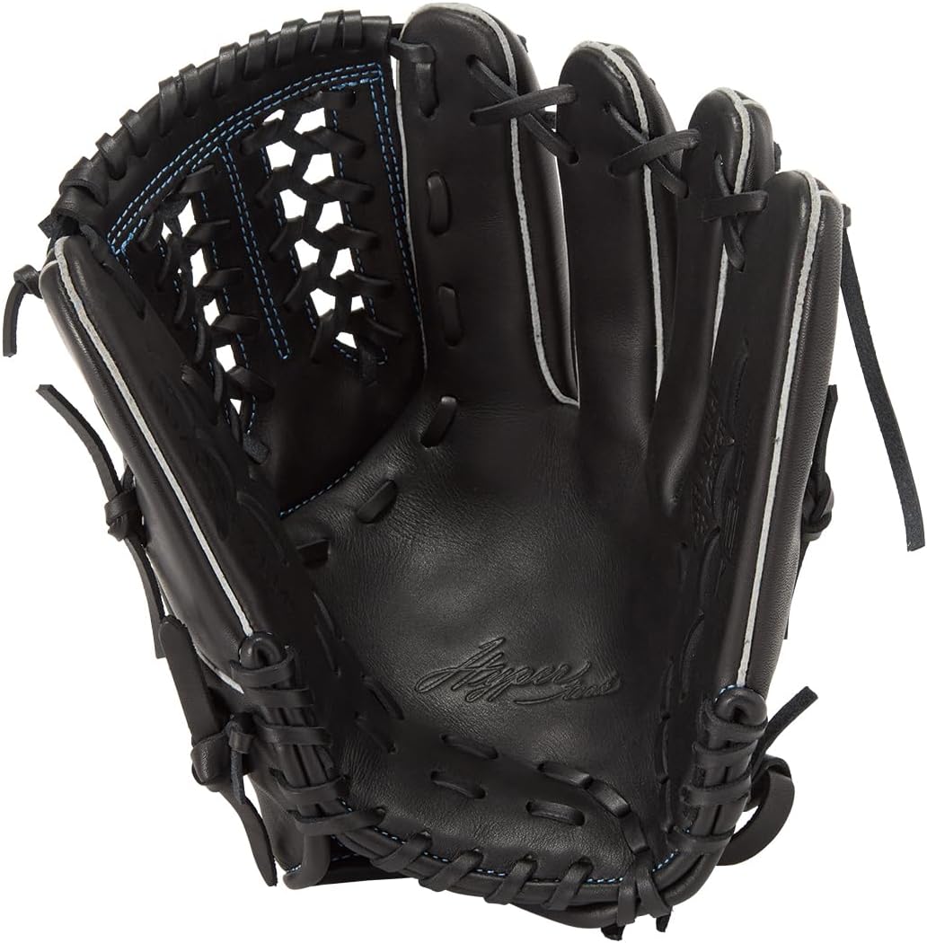 Rawlings Baseball Glove Glove Softball Women Only for Women Soft Hyper TECH R2G GS5HTY14GF Black [All Round] Size 11.5 *Right Throwing (Left Handed)