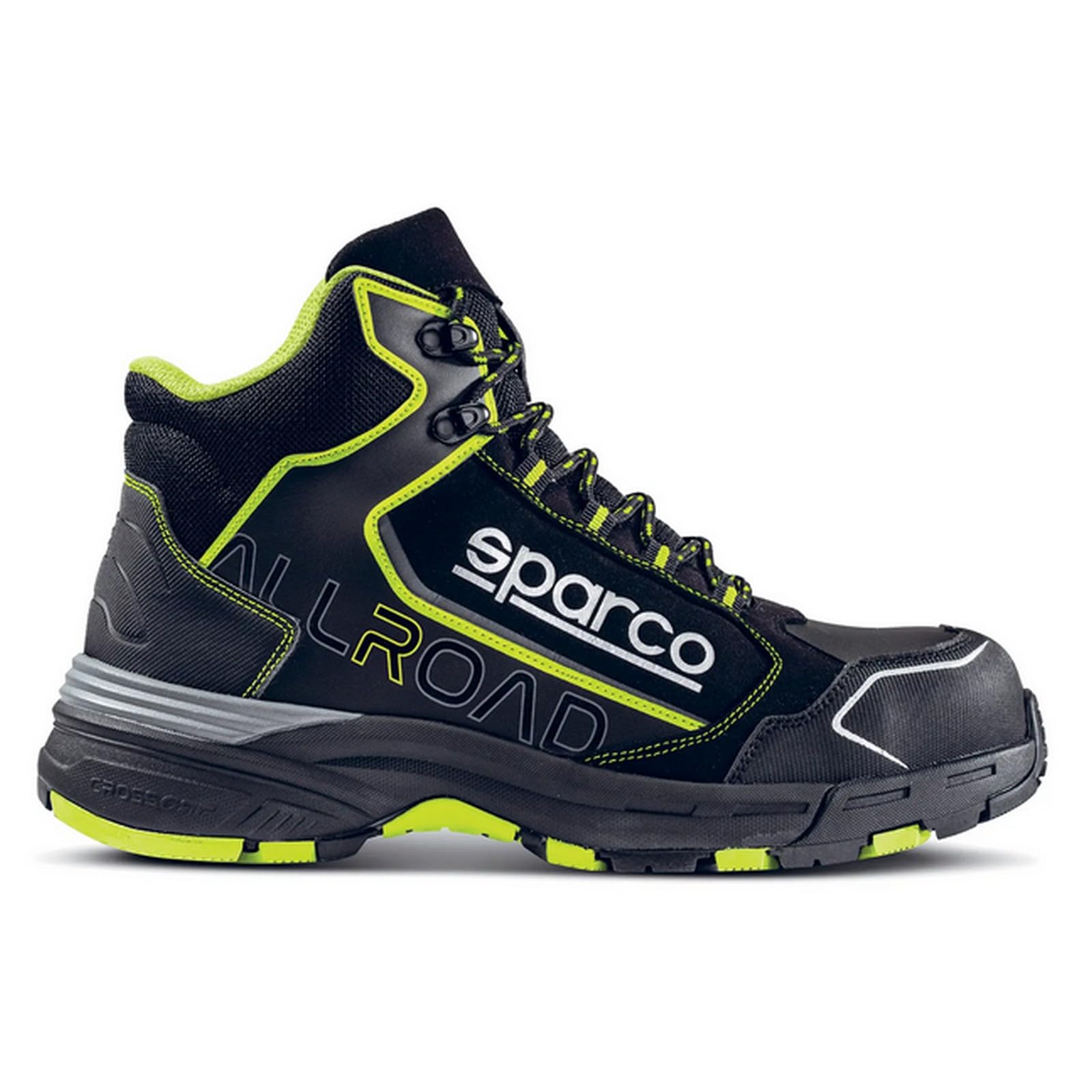 Sparco Allroad S3 SRC, Chaussures de Travail Anti-Chance Mixte, Fluo Jaune, 40 EU