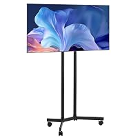 VEVOR Supporto TV da Pavimento per Schermo Piatto Curve da 812,8