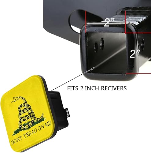 Miniatura 69 de Swono Cubiertas cuadradas de enganche para receptor, diseño de girasoles amarillos, girasoles amarillos, cubierta de tubo de enganche de remolque