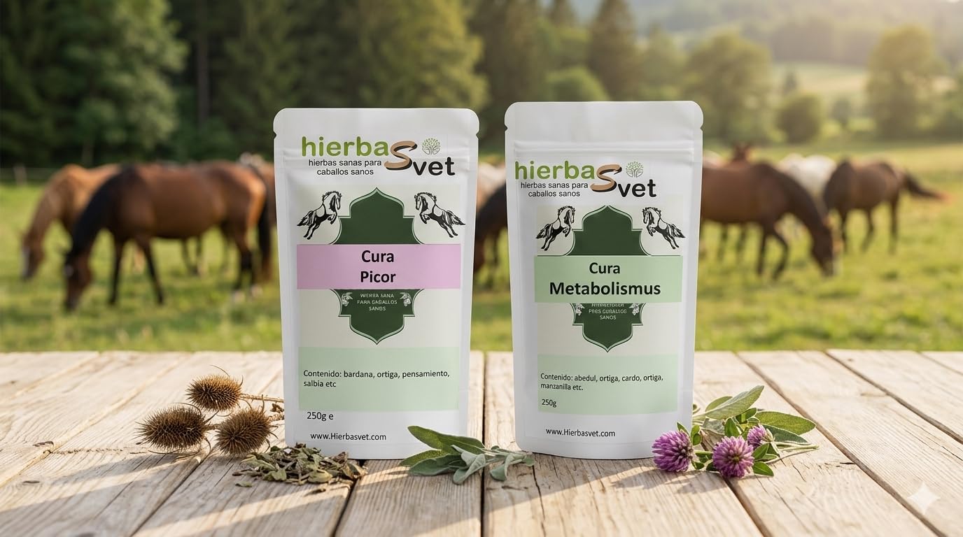 Supplément naturel pour chevaux apaisant le grattage cutané