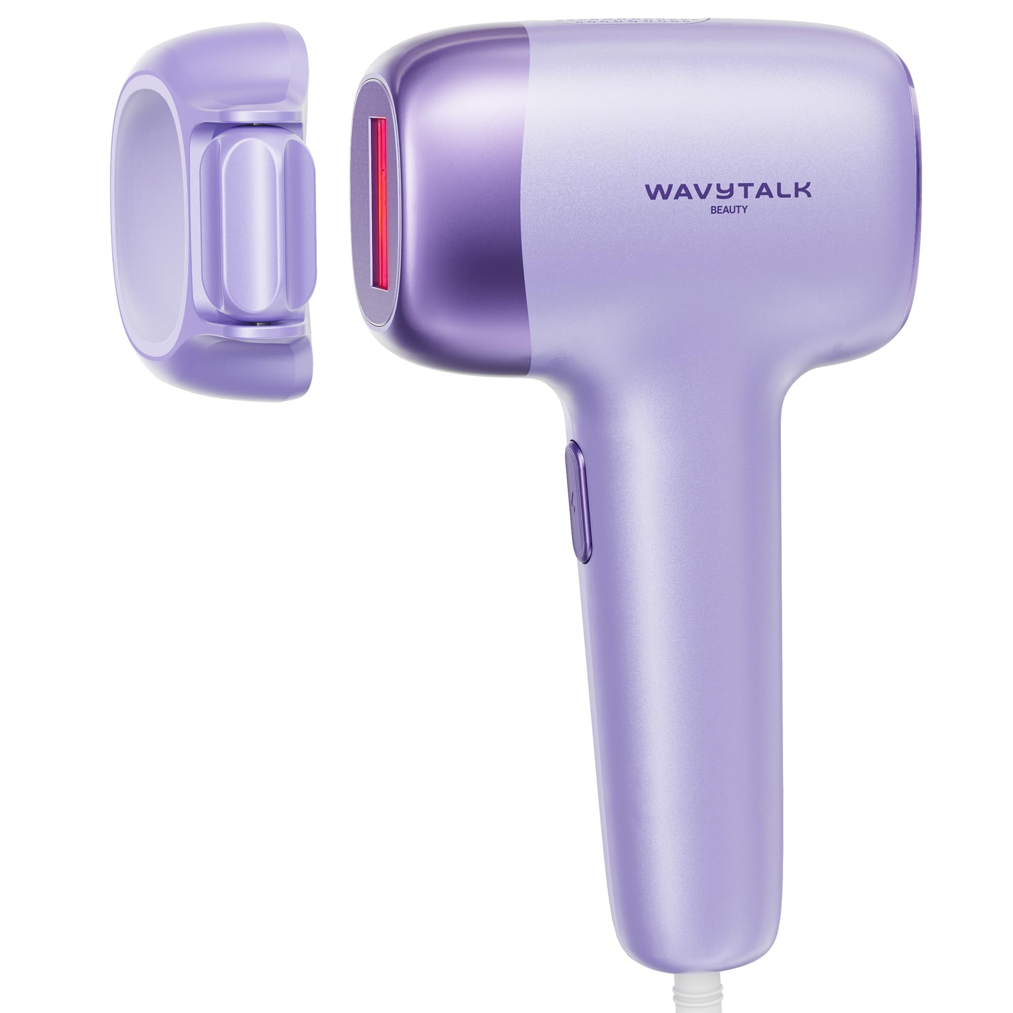 Dispositivo de depilación IPL Wavytalk, Desnúdalo con precisión con rodillo para cara, cuerpo, bikini – Resultado duradero y sin dolor, 24J de doble pulso y enfriamiento con hielo, uso en casa para