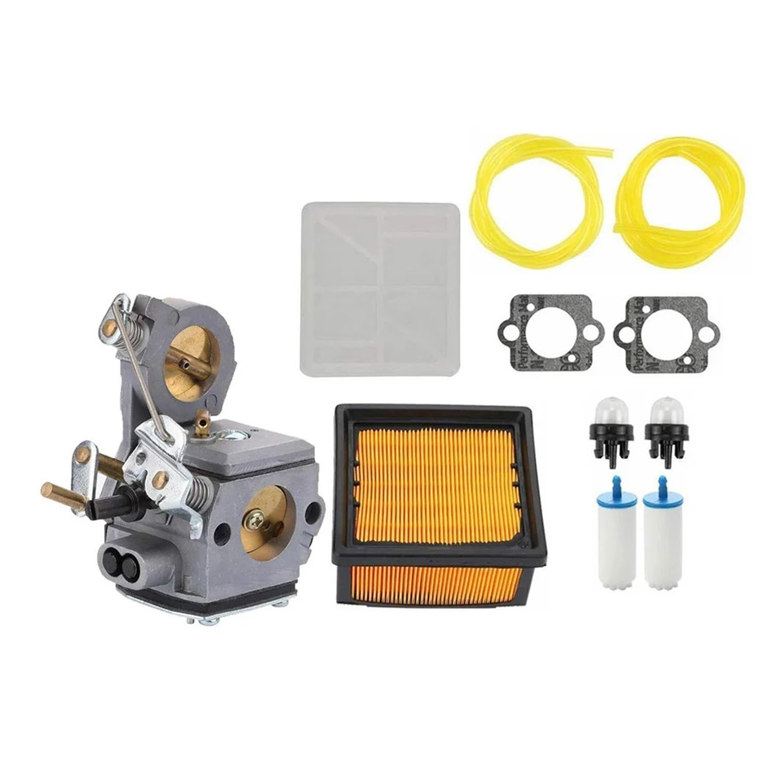 Compatible con filtro de aire Partner for cortar bolas de arranque, filtro de aire, filtros de combustible, tuberías de combustible, filtro interno, kit de carburador.