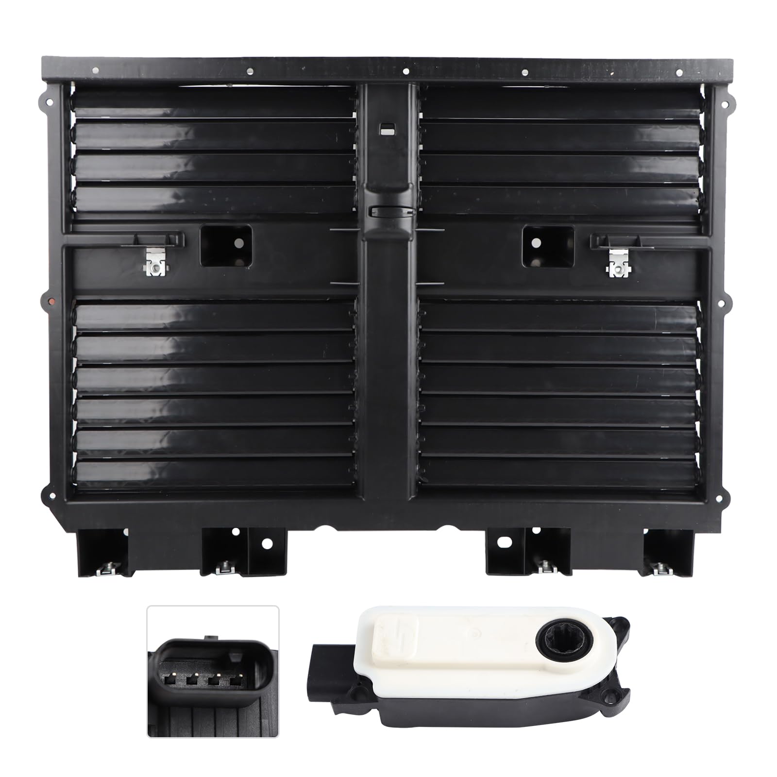 Photo 1 of ***Missing motor assembly*** Duolctarms Front Radiator Shutter Assembly With Motor Compatible for 2022-2025 Jeep Wagoneer 68425775AD