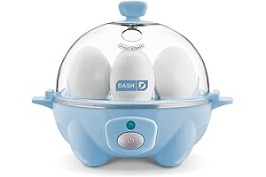 DASH Rapid Egg Cooker: 6-Egg Capacity Electric Huevo Para Saber Coccion with Auto Shut-Off