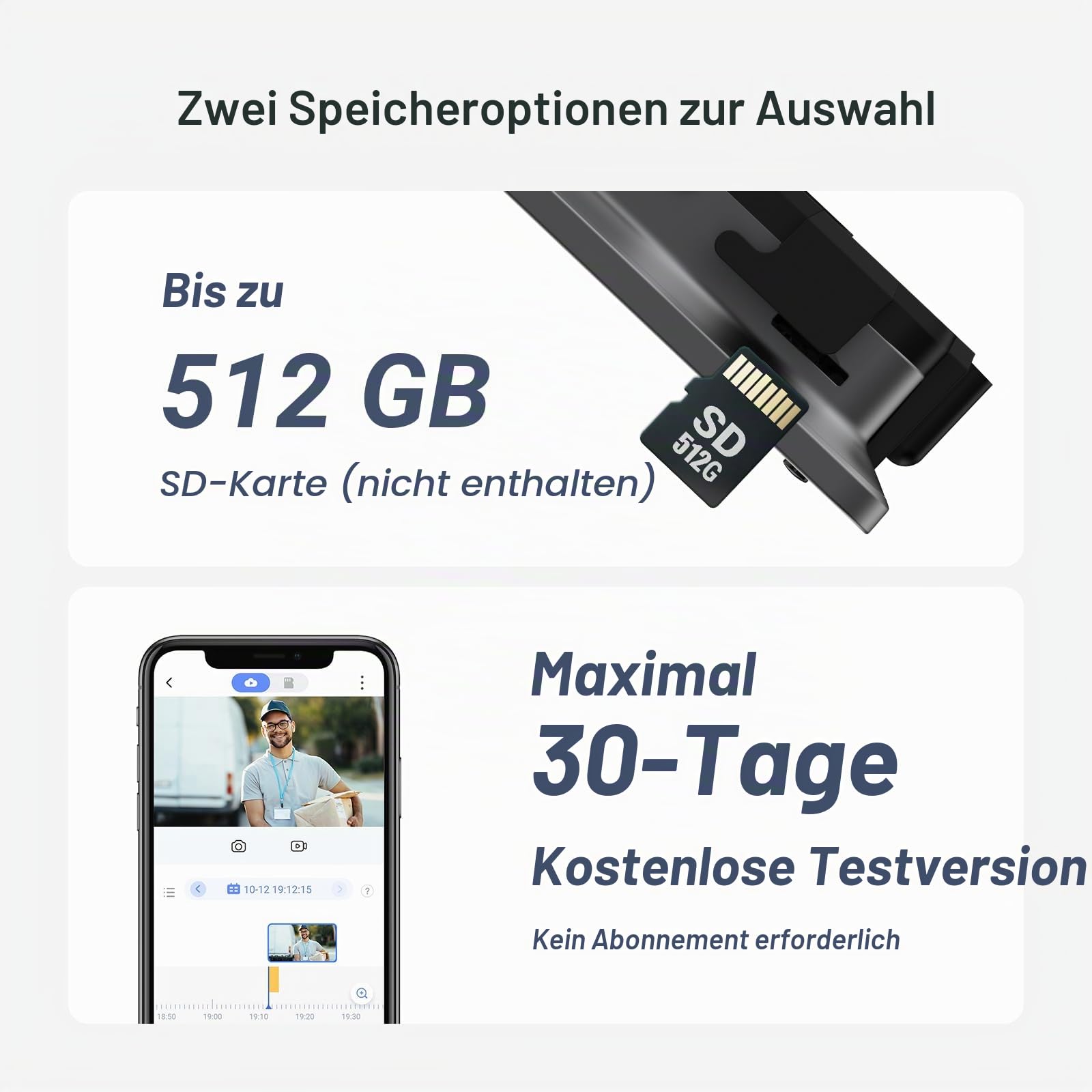 EZVIZ 4K AI Smart Türspion-Kamera Drahtloser Türspion, Gesichtserkennung und Personenerkennung, 155° Weitwinkel WDR, Zwei-Wege-Gespräch wetterfest, 512 GB Speicher Keine monatliche Gebühr, einfache