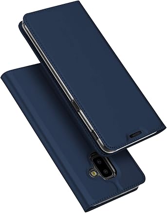 DUX DUCIS Funda Samsung Galaxy J6 Plus,Flip Folio Cover,Soporte Plegable,1 Ranuras para Tarjetas,Magn?tico,Ultra-Delgado Carcasa para Samsung Galaxy J6 Plus (Azul Marino) DUX DUCIS Funda Samsung Galaxy J6 Plus,Flip Folio Cover,Soporte Plegable,1 Ranuras para Tarjetas,Magn?tico,Ultra-Delgado Carcasa para Samsung Galaxy J6 Plus (Azul Marino)