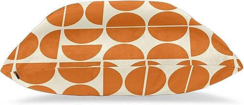 Miniatura 7 de Juego de 2 fundas de almohada abstractas de mediados de siglo, fundas de cojín decorativas de 18 x 18 pulgadas, para cama, hogar, sofá, sala de estar