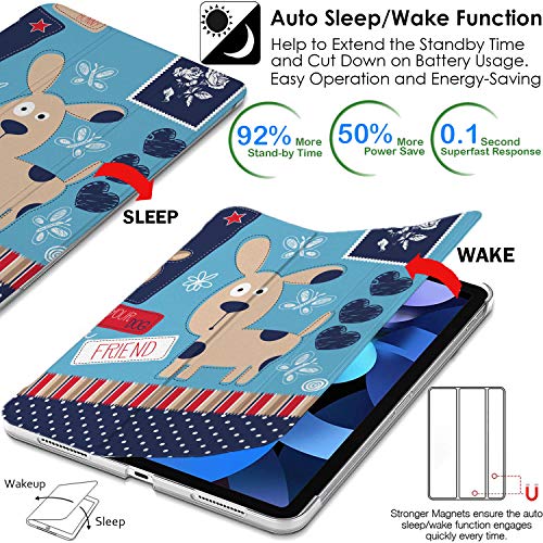 Image of DuraSafe iPad Pro 12.9 inch 4th Gen 2020 Cover A2229 MY2H2HN /A MY2J2HN /A A2069 MXAT2HN /A MXAV2HN /A MXAU2HN /A MXAW2HN /A A2233 MY3K2HN /A MY3J2HN /A MXFY2HN /A MXG12HN /A MXFX2HN /A MXG02HN /A - Puppy Friend