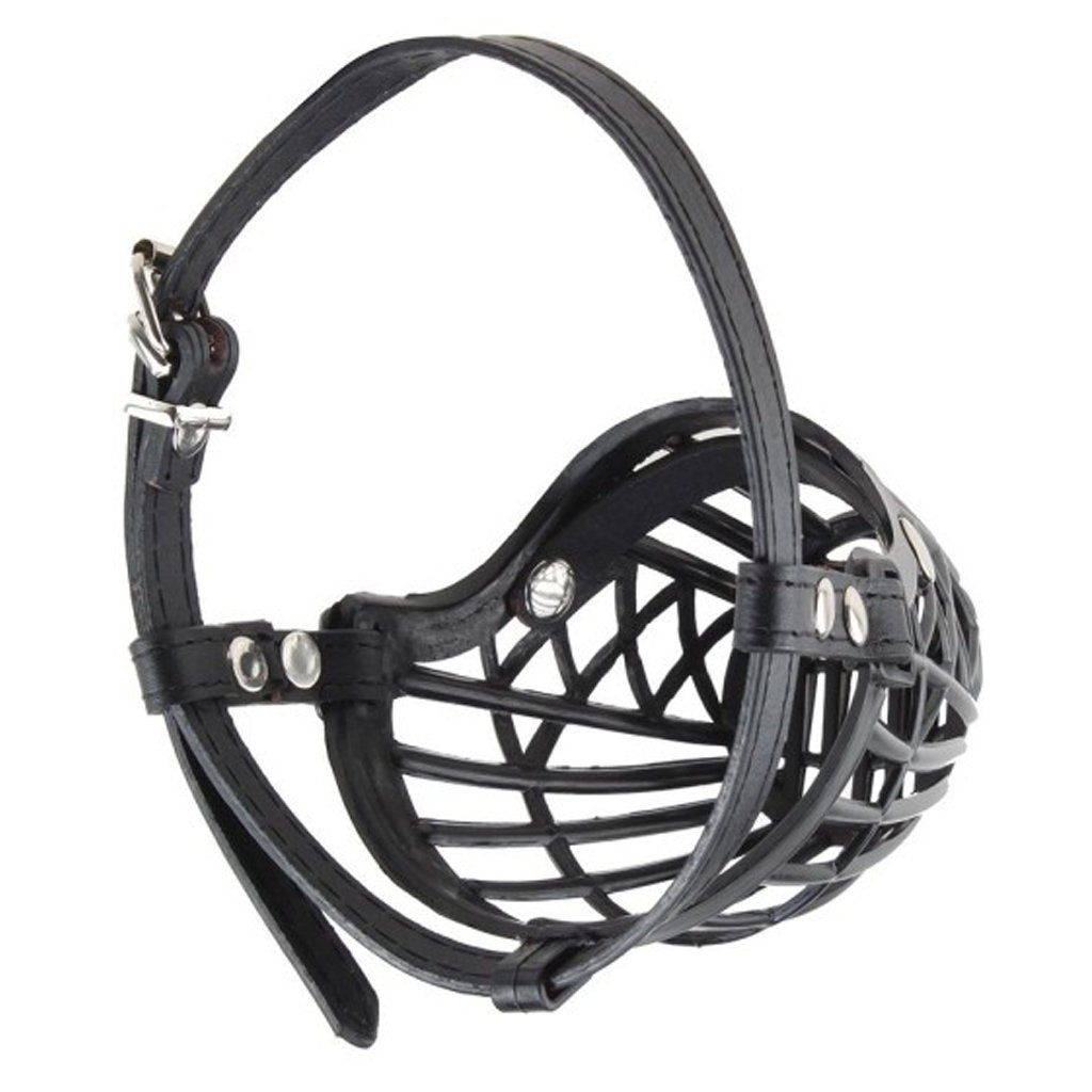Western Era Adjustable Muzzle, Mouth Cover for Dog/Puppy (Black) (Large) 2