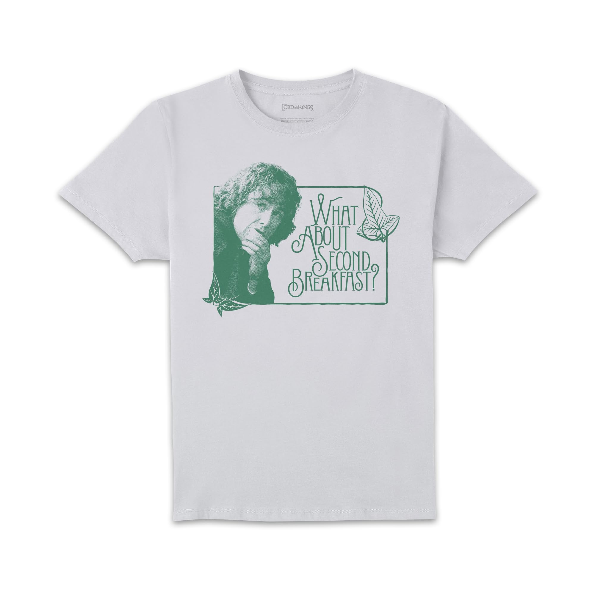 Zavvi Unisex Multi Lord Of The Rings Second Breakfast T-Shirt - White Xl