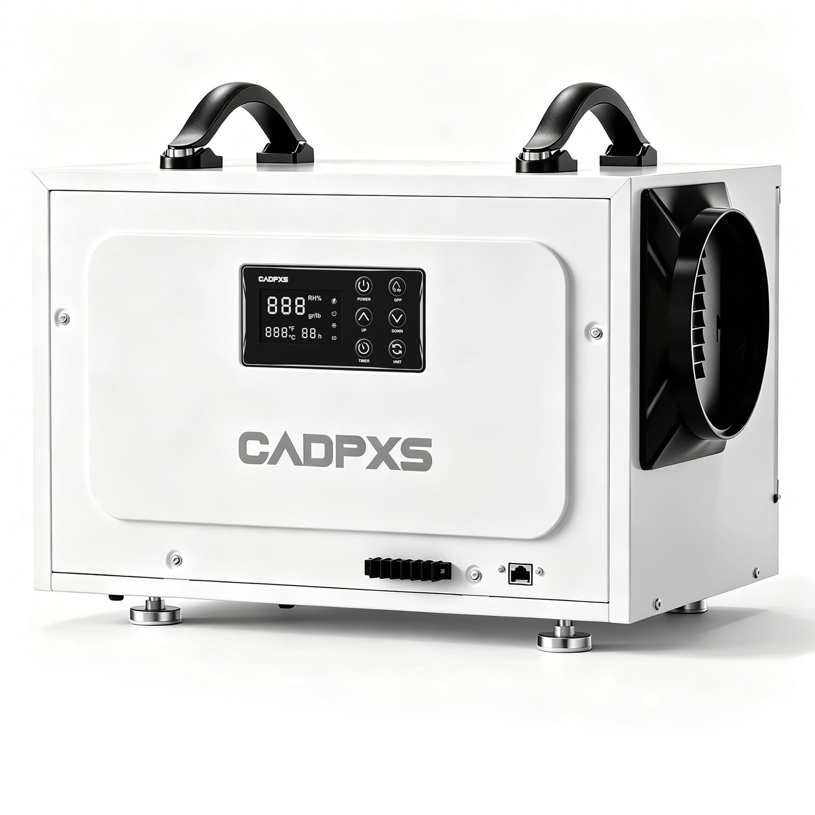 CADPXS 125 Pints Crawl Space Dehumidifier, Commercial Dehu with Drain Hose