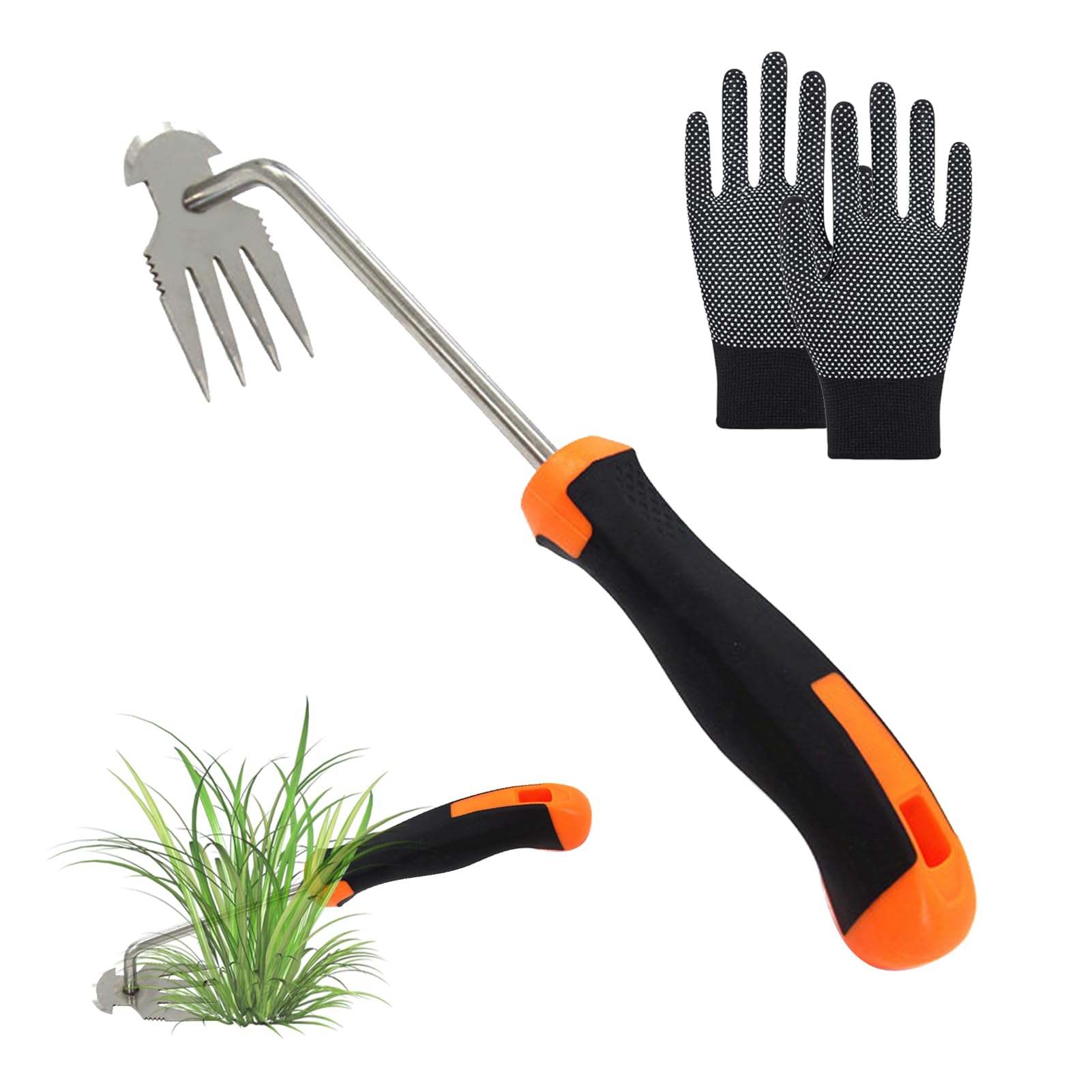 Unkrautstecher, Unkraut Entferner GeräT, GartengeräTe ErmöGlicht Effizientes Entfernen Der Wurzeln Und PräZises Entfernen Von Unkraut, Gartenwerkzeug Set, Gartenkralle, Gartenschaufel (1 Pc)