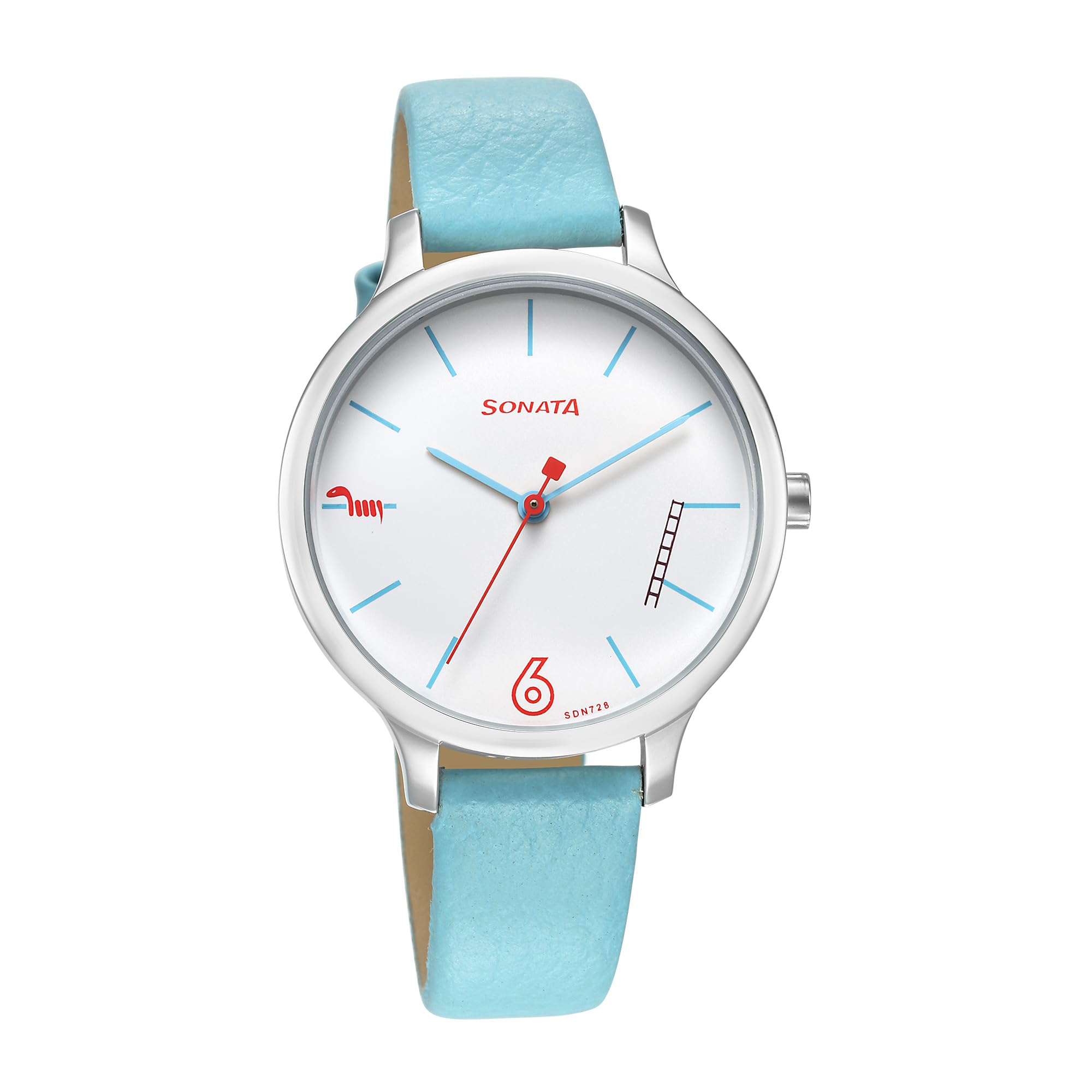 Fastrack Women Leather Analog White Dial Casual Watch, Band Color-Blue (B0C5MXWD7H) Amazon Price History, Amazon Price Tracker