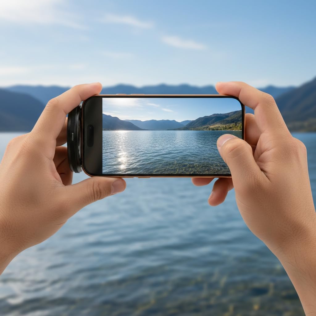 Magnetic CPL Filter for iPhone 17-13 Pro Max, 67mm, Anti-Glare Lens