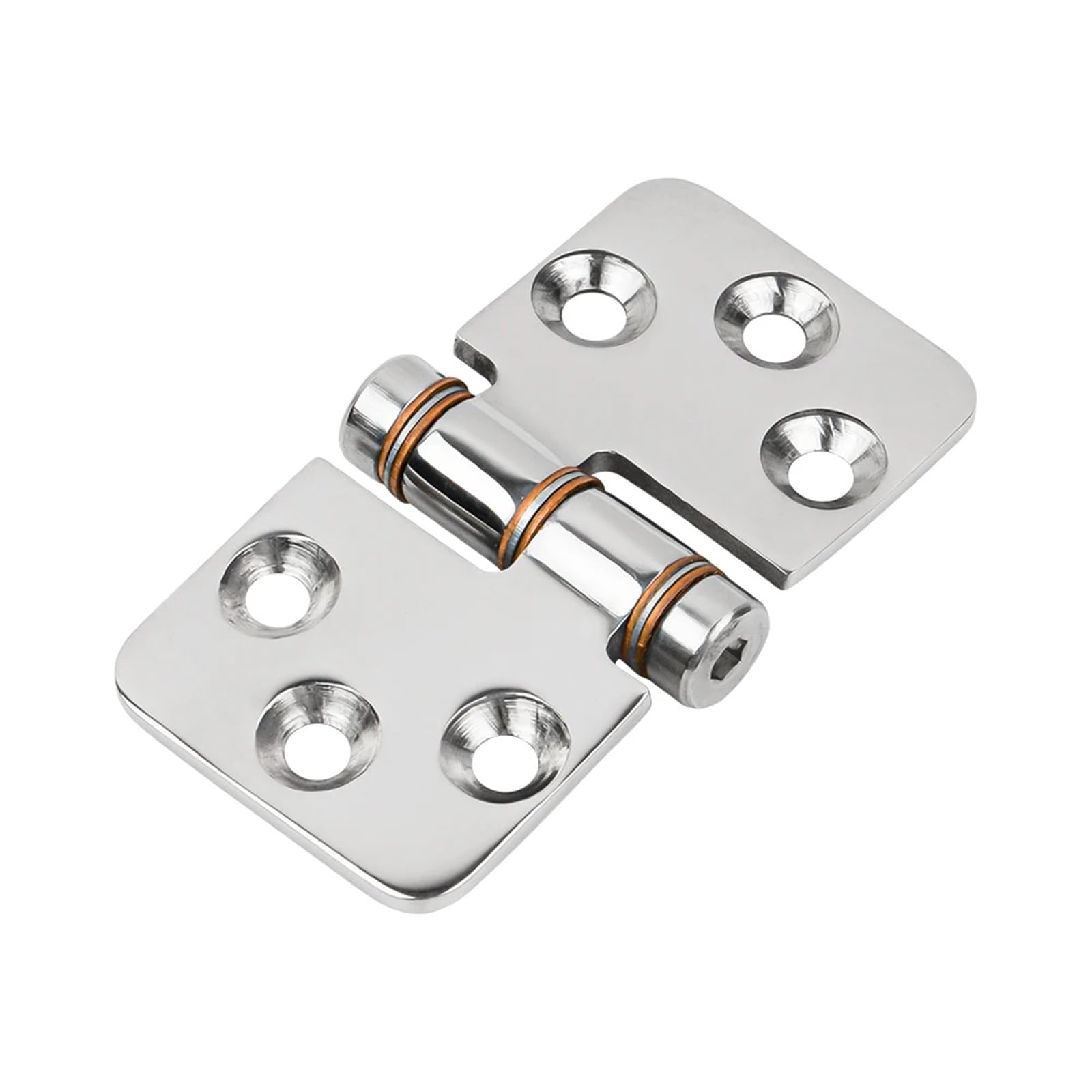 Rmwkrmogrf One Color Friction Hinges 316 Stainless Steel Casting Hardware Hover 25 Degrees Accessories 73 * 38Mm 1Pcs