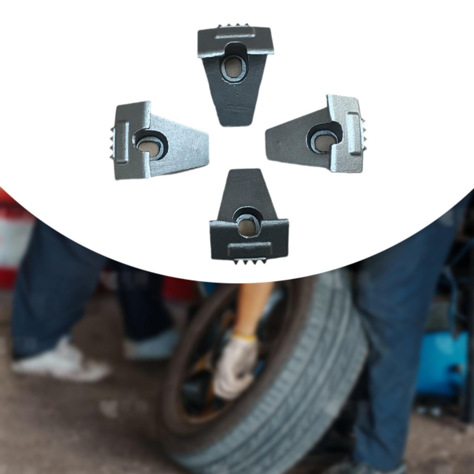4 Teiliges Klemmnaben Befestigungsset für Autoreifenmontiermaschinen,