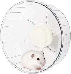 Roda de exercício super silenciosa para hamster – acessórios para gaiolas de brinquedos de hamster, 15 cm, giratórios de corrida para animais pequenos, animais de estimação, gerbil, anão,