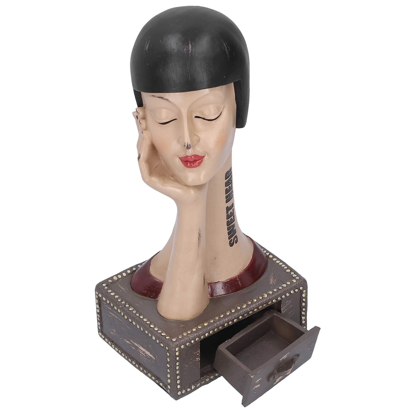 Estatuas de Mujer de Escultura Humana, con cajón Creatividad Adornos de Decoraciones artesanales Adornos Coleccionable Decoraciones para el hogar s de inauguración