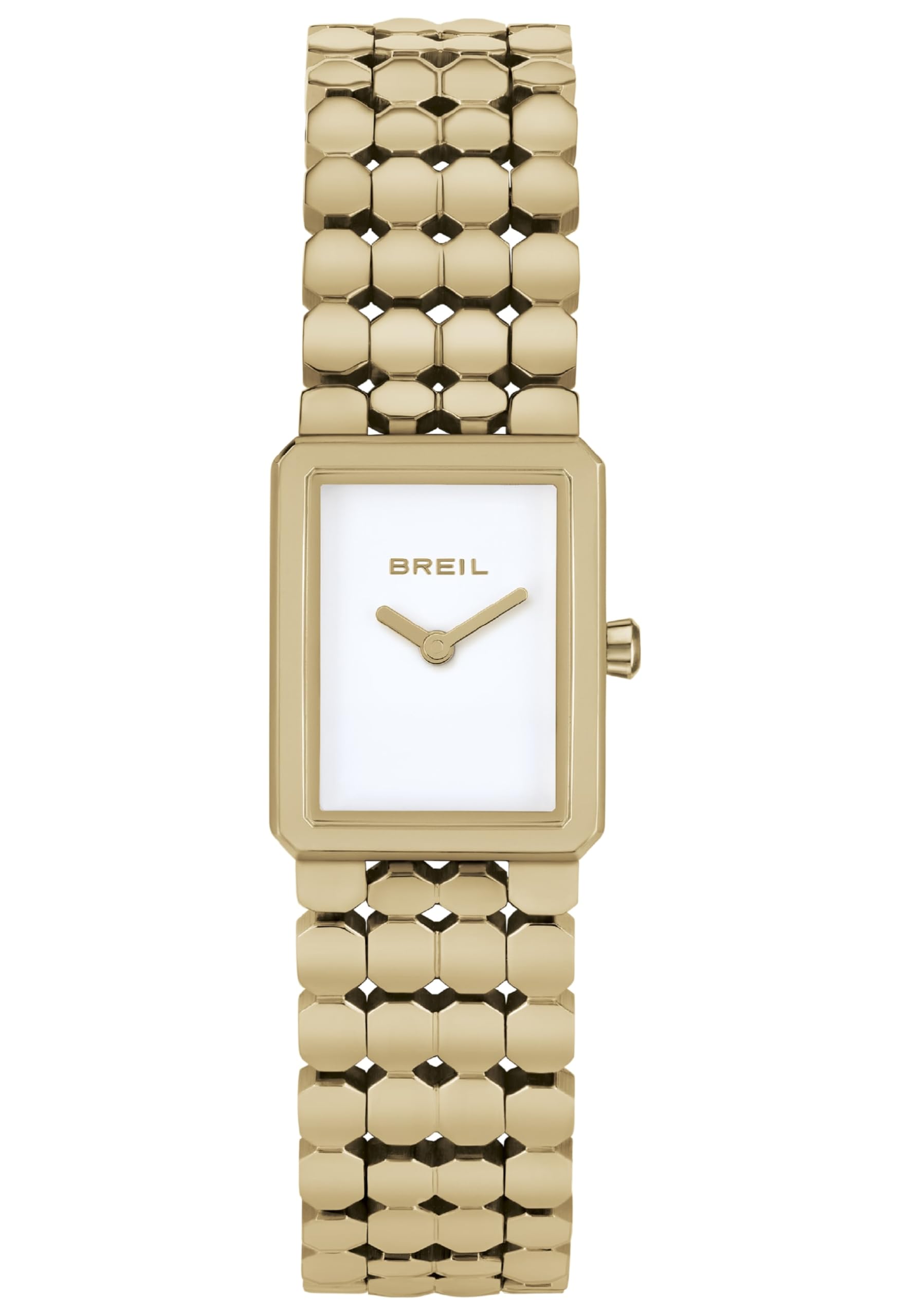 Breil Watch Collection Motif Dial Analogue Movement Only Time – 2H Quartz and Steel Bracelet for Women, Gold, Standard Size, Bracelet