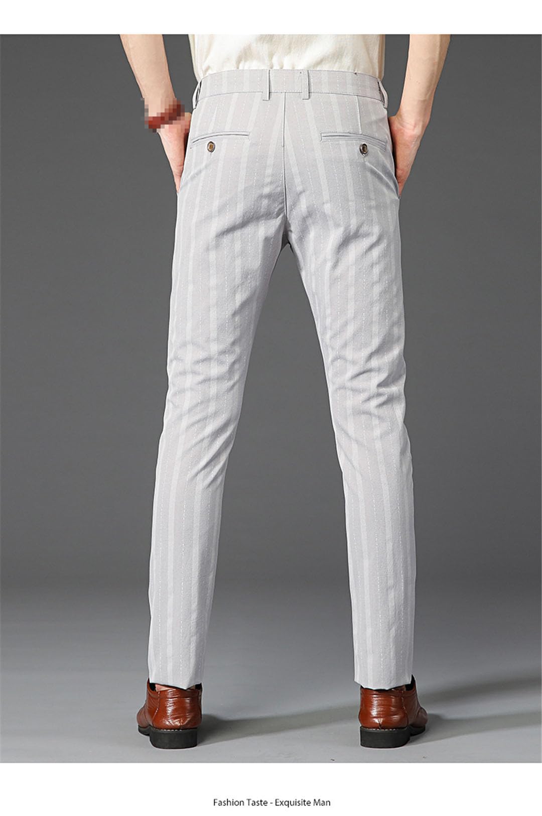 Vogrtcc Pantalone da Uomo da Uomo d'Affari Estivo da Uomo