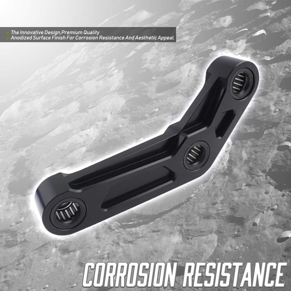 Kit di Vollegamento Abbassamento Sospensione Posteriore 30mm per MT07 FZ07 MT 07 FZ 07 MT-07 FZ-07 2014-2021 Accessori Moto Kit di Collegamento CNC (Nero)