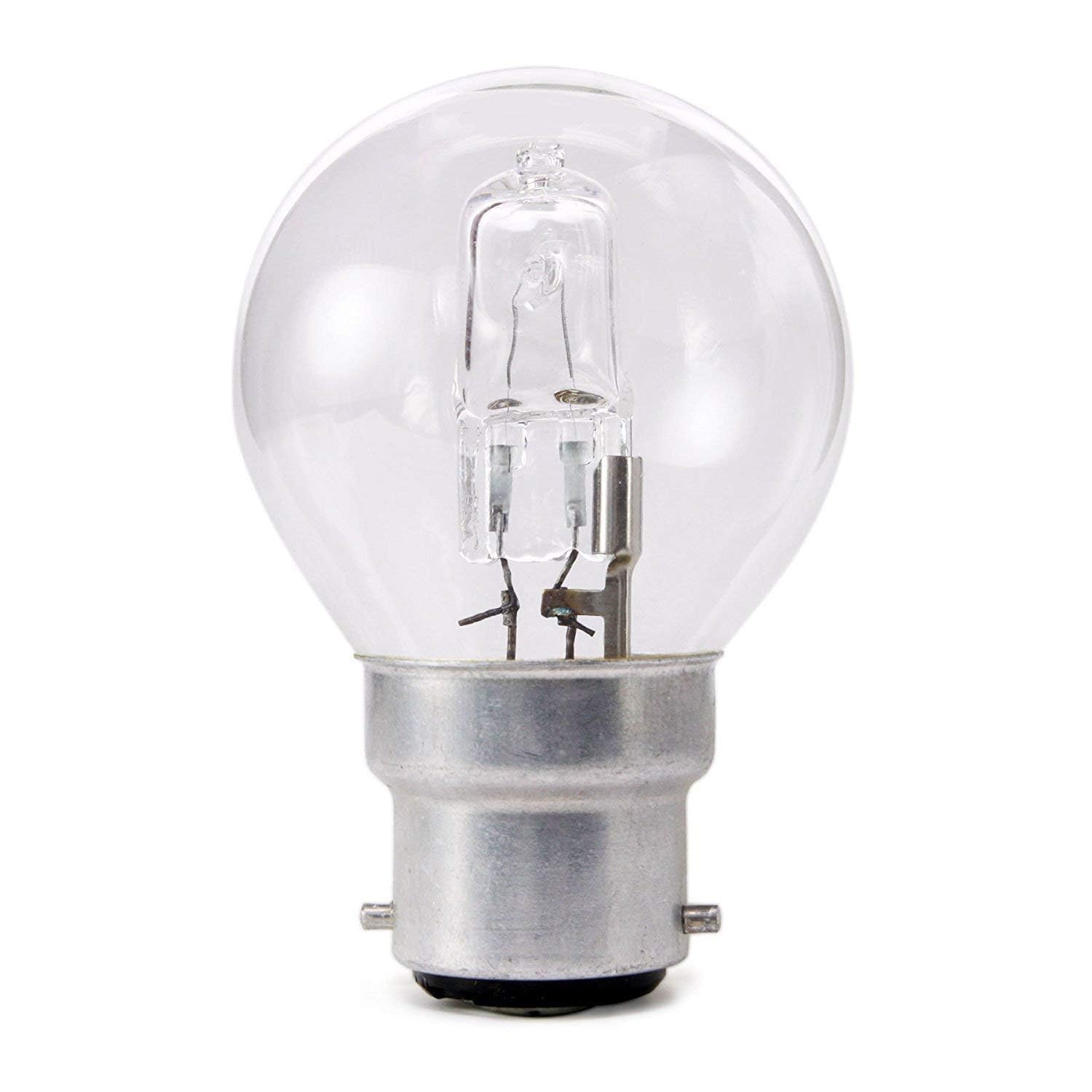 Swan Lightbulbs Swan Low Energy Halogen Golf Ball 42W Clear B22d - Bayonet Cap (Bc)